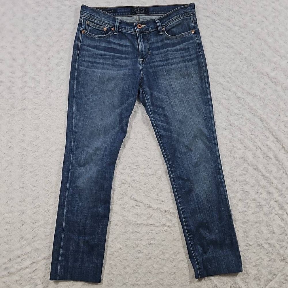 Lucky Brand sweet straight w altered inseam womens size 8/29r medium wash jeans